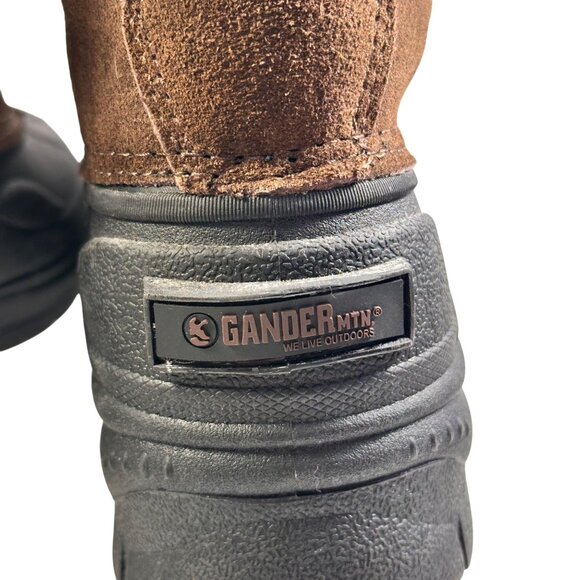 Gander Mountain Mens Brown Black Snow Trex SZ 11 Suede Rubber Outdoor Hunting - Picture 6 of 8